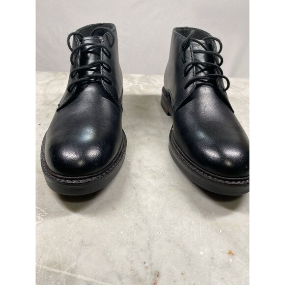 Clarks Collection Paulsen Chukka Boot Men’s 7 Black Leather - Picture 2 of 10